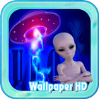 Cute Alien Wallpaper HD ไอคอน