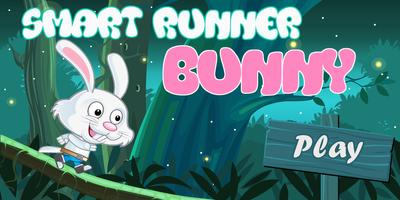 Smart runner bunny Affiche
