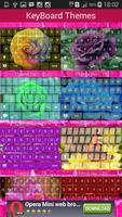 Pretty Flower Keyboard Affiche