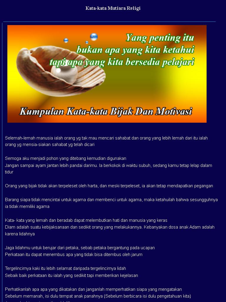 Kata Bijak Dan Motivasi For Android Apk Download