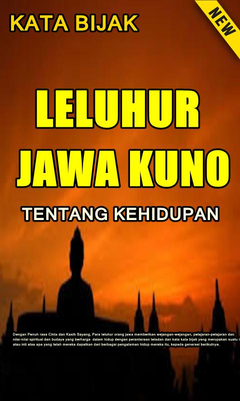 68 Kata Kata  Bijak Jawa  Kuno 