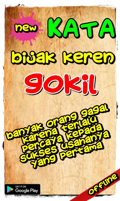 Free Gambar Kata Bijak Keren Gokil For Android Apk Download Terbaru by KataCinta.Co