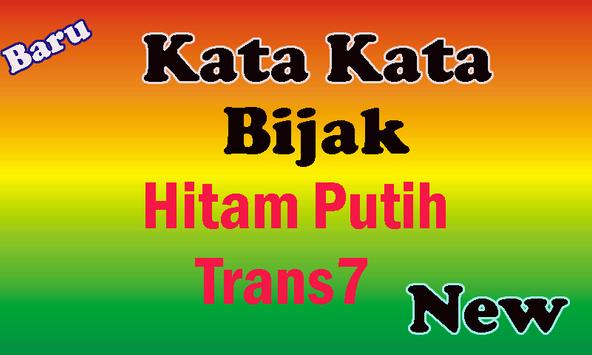 Unduh Kata Kata Bijak Hitam Putih Trans7 Lengkap Apk Untuk Android