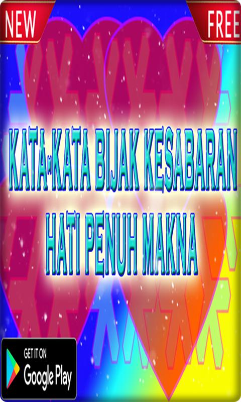 Unduh Gratis Gambar Kata-Kata Bijak Kesabaran Hati Penuh Makna For Android Apk Terkeren by Kata Cinta