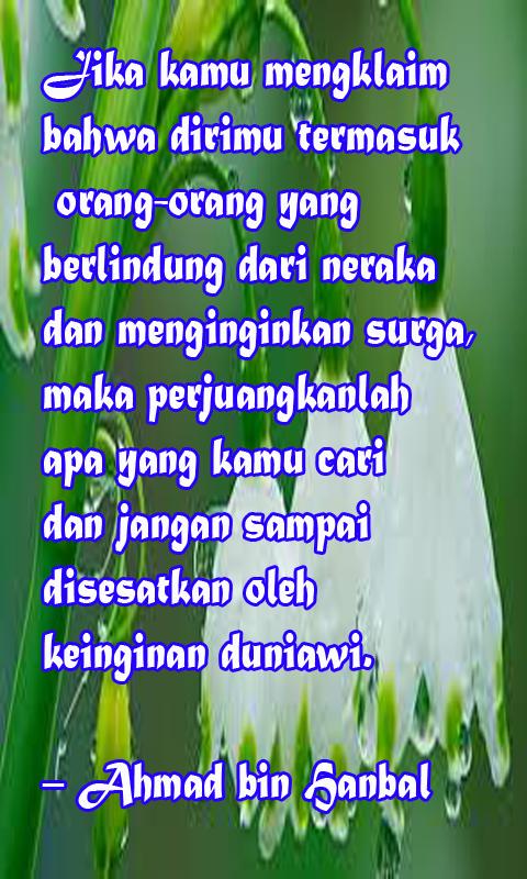 Kata Kata Bijak Penuh Nasehat Imam Hambali For Android Apk Download