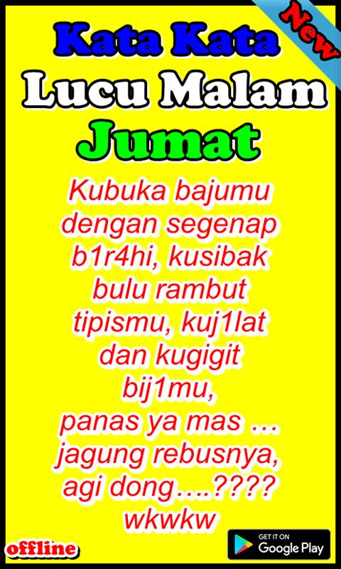 Kata Kata Lucu Malam Jumat für Android APK herunterladen