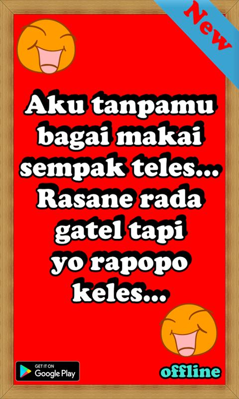 Kata Kata Lucu Bahasa Jawa For Android Apk Download