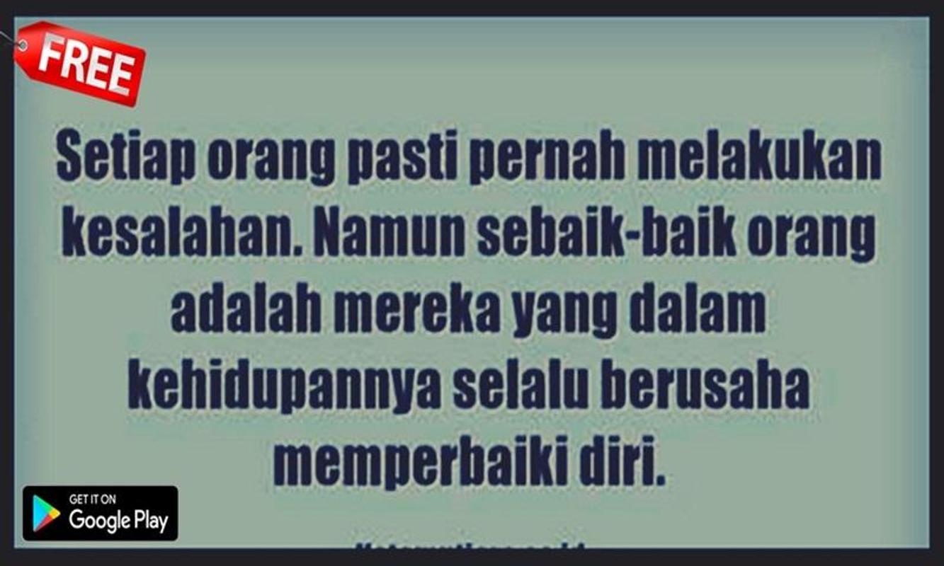 Gambar Kata Kata Motivasi Diri Status Baper Terkini