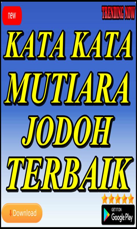 Kata Kata Mutiara Jodoh Terkini Banget