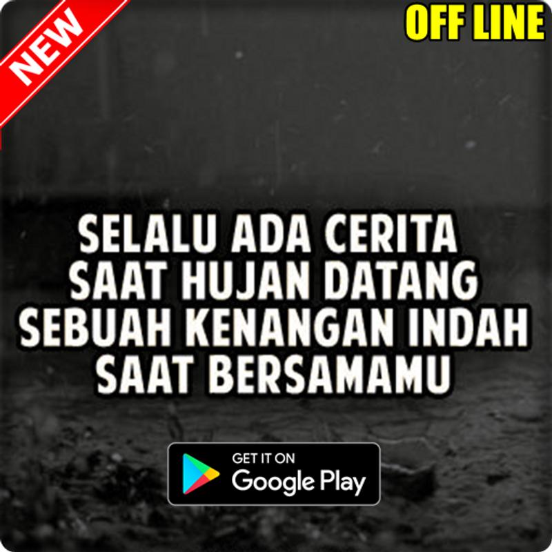 Kata Kata Mutiara Romantis Saat Hujan Turun Plakat