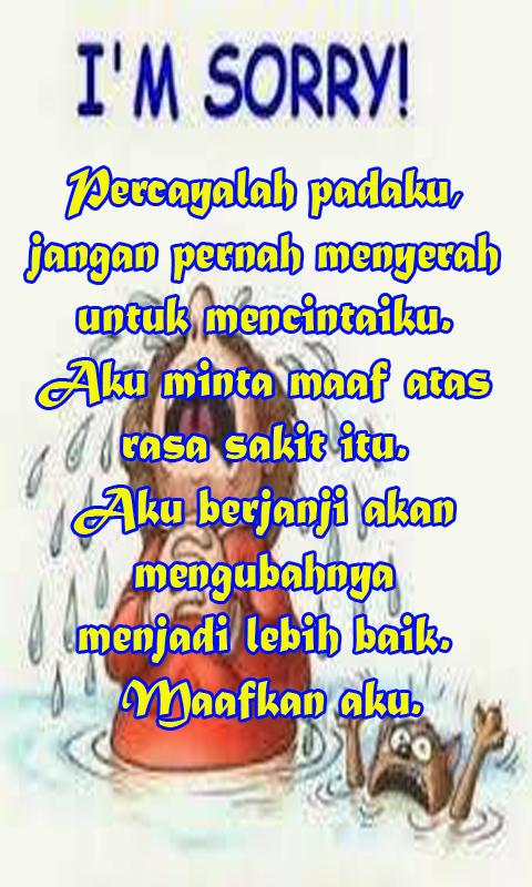 Kata Kata Mohon Maaf Tulus Untuk Sahabat Dan Pacar Para
