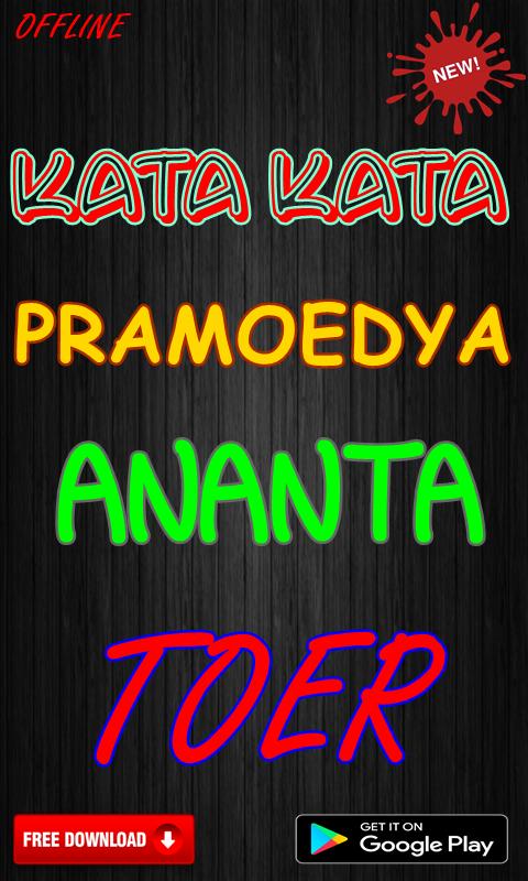 Kata Kata Pramoedya Ananta Toer Für Android Apk Herunterladen