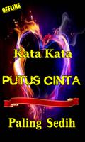 KATA KATA PUTUS CINTA SEDIH SE Plakat