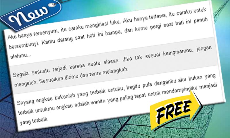 Kata Kata Putus Cinta Sedih Für Android Apk Herunterladen