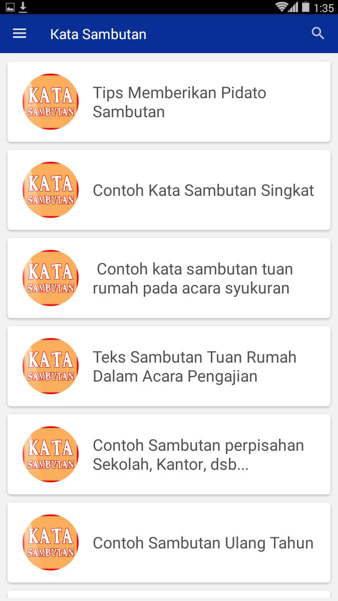 Kata Sambutan For Android Apk Download