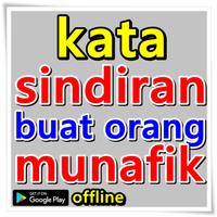 kata sindiran buat orang munafik Plakat