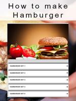 wie Hamburger zu machen Plakat