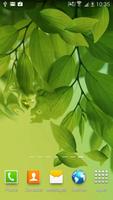 Natural Leaf S5 Live Wallpaper captura de pantalla 1