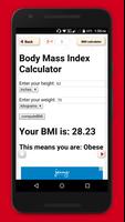 bmi calculator~health calculator Affiche