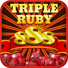 Triple Ruby Slots 888-icoon