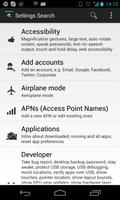 Settings Search poster
