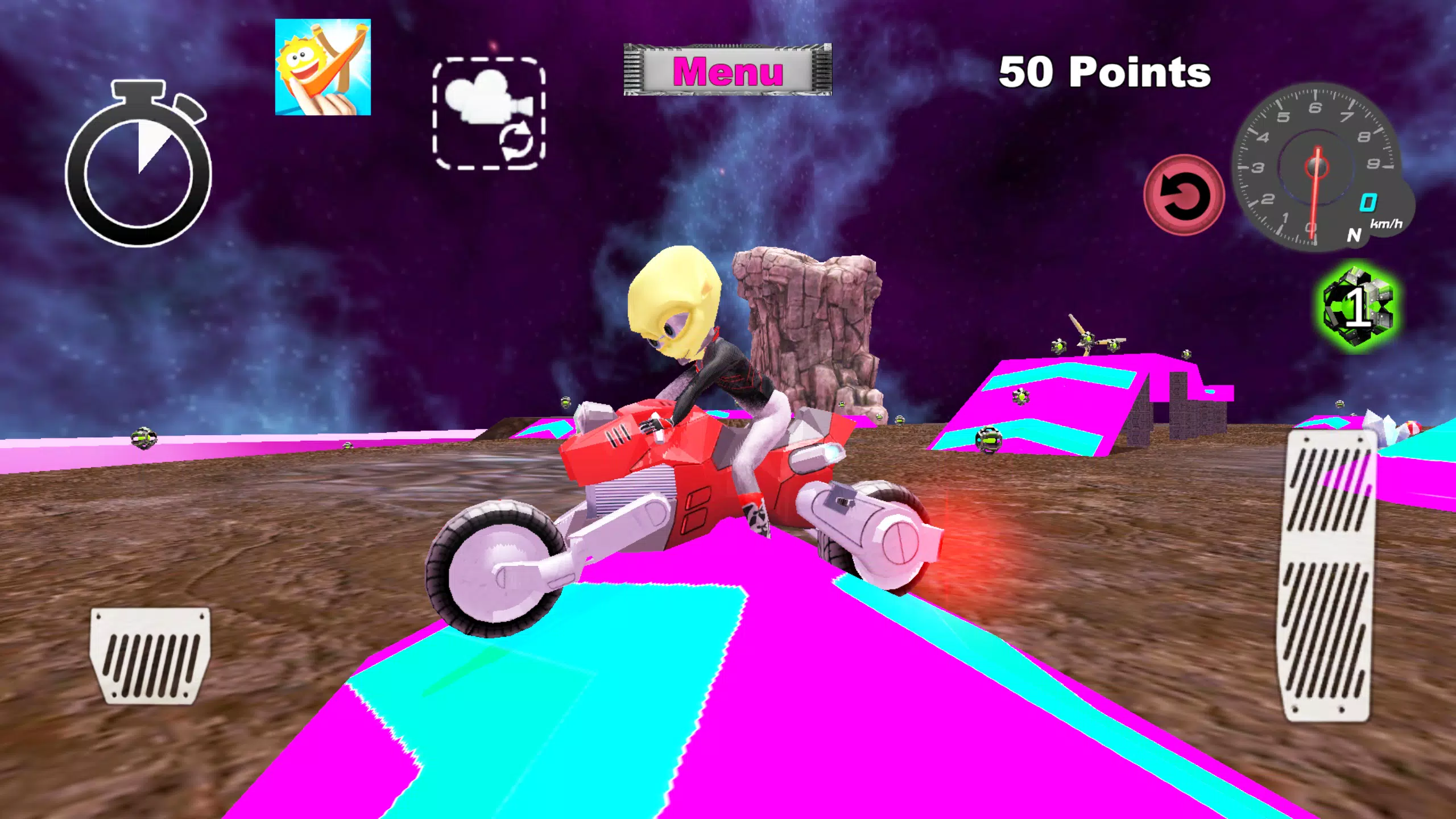 Bike Future Race Alien World