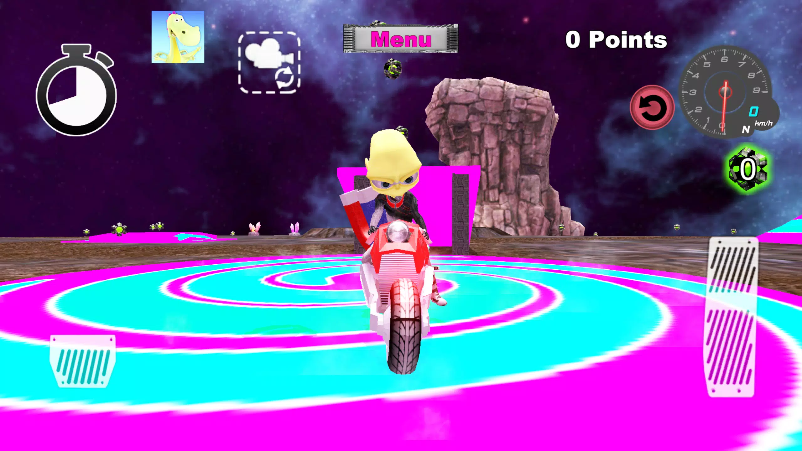 Bike Future Race Alien World