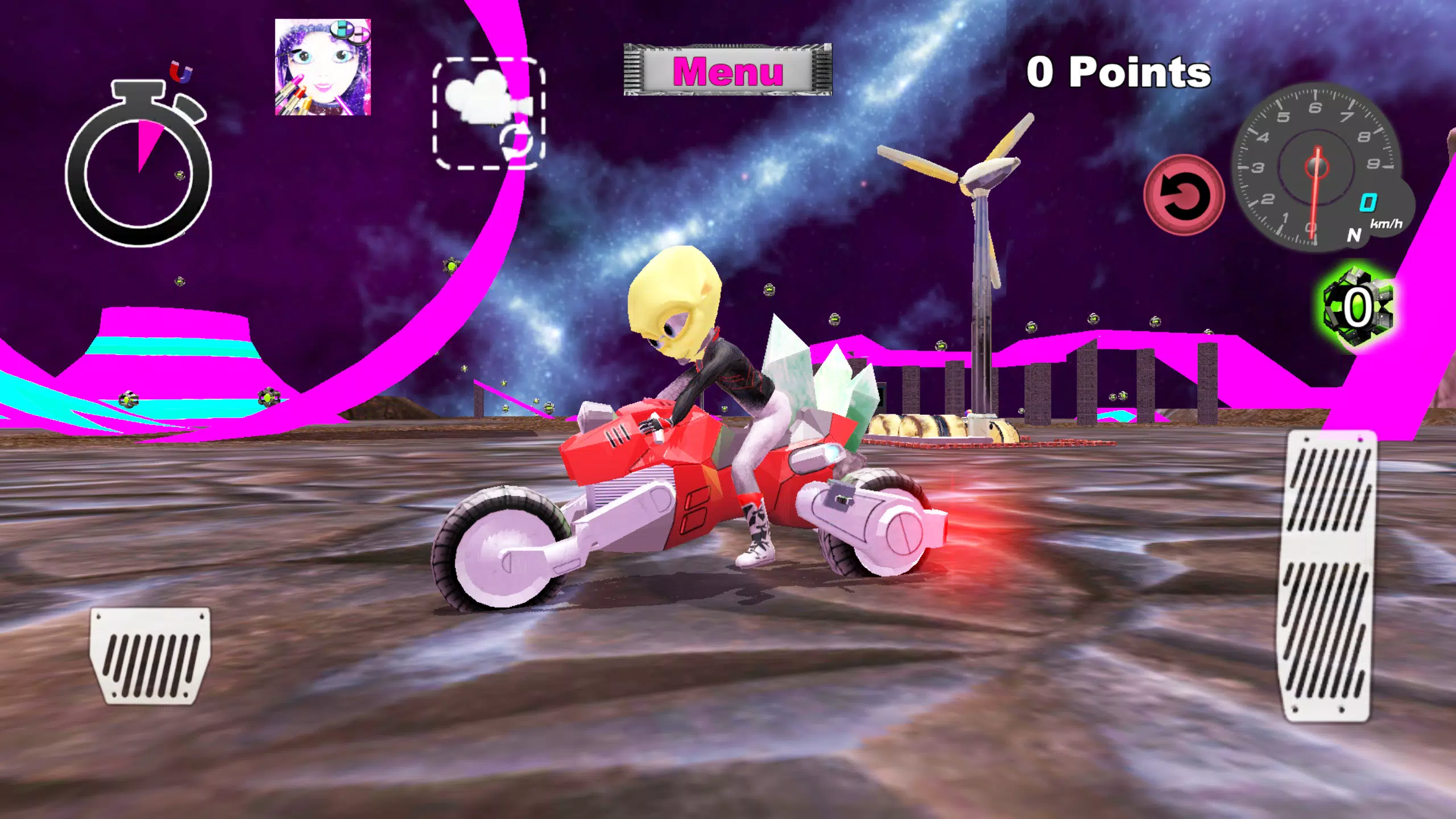 Bike Future Race Alien World