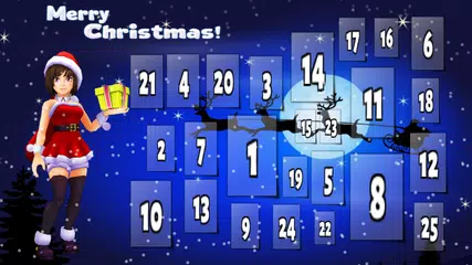 Santa Girl Advent Calendar Fun XAPK download