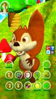 Slice It & Talk: Squirrel Fun پوسٹر