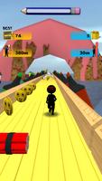 Stickman Run: 1 2 3 Go Running screenshot 3