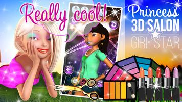 Princesa 3D Salon - Star Girl Cartaz
