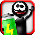 Widget Power: Stickman Battery icon