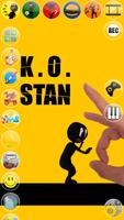 Sprechender Stickman Stan Plakat