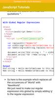 JavaScript Tutorials capture d'écran 3
