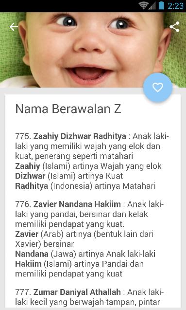 Nama Bayi Laki Laki Islam 1 For Android Apk Download