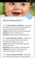 Rangkaian Dan Arti Nama Bayi Laki-Laki Islami 截图 2