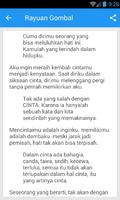 برنامه‌نما Kata Cinta Gombal Galau Lengkap Update عکس از صفحه