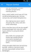 برنامه‌نما Kata Cinta Gombal Galau Lengkap Update عکس از صفحه