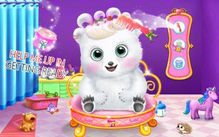 Bear Dress up & Makeup Salon – Pet Care Game ảnh chụp màn hình 2