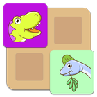 Fun Dinosaur Memo Match for kids & toddlers 🦎 icône