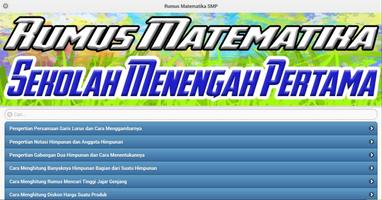 Rumus Matematika SMP screenshot 3