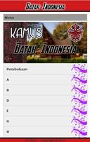Kamus Batak Indonesia plakat