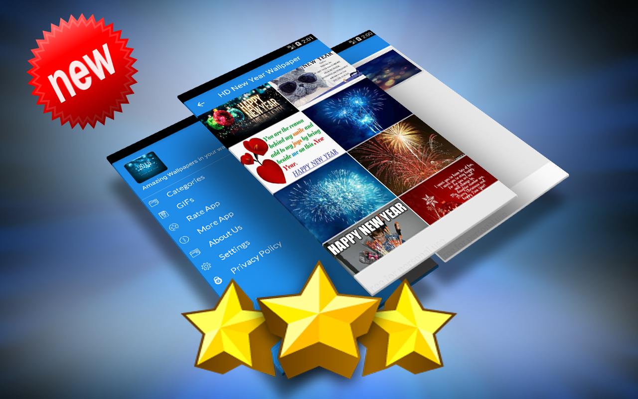 Funny HD Wallpaper And GIF New Year 2018 for Android APK Download