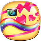 Cute Photo Stickers for Girls ícone