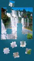 Waterfall Jigsaw Puzzle Affiche
