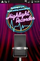 Highlight Recorder (Free Ver) Affiche