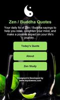 Daily Zen / Buddha Quotes Affiche