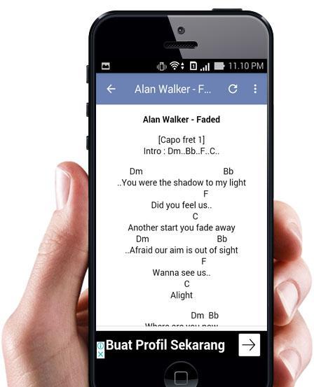 Lirik Lagu Alan Walker Faded Dan Kunci Gitar - Arsia Lirik
