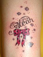 Cool Name Tattoo Drawing الملصق